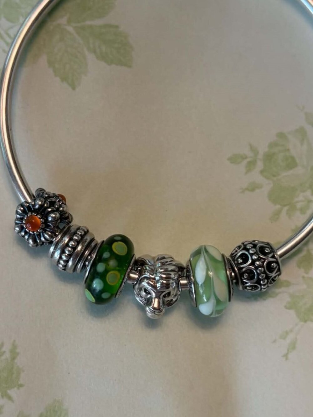 PANDORA Belle's Rose Bangle of Beauty & Beast with All Charms - Summer Special!!